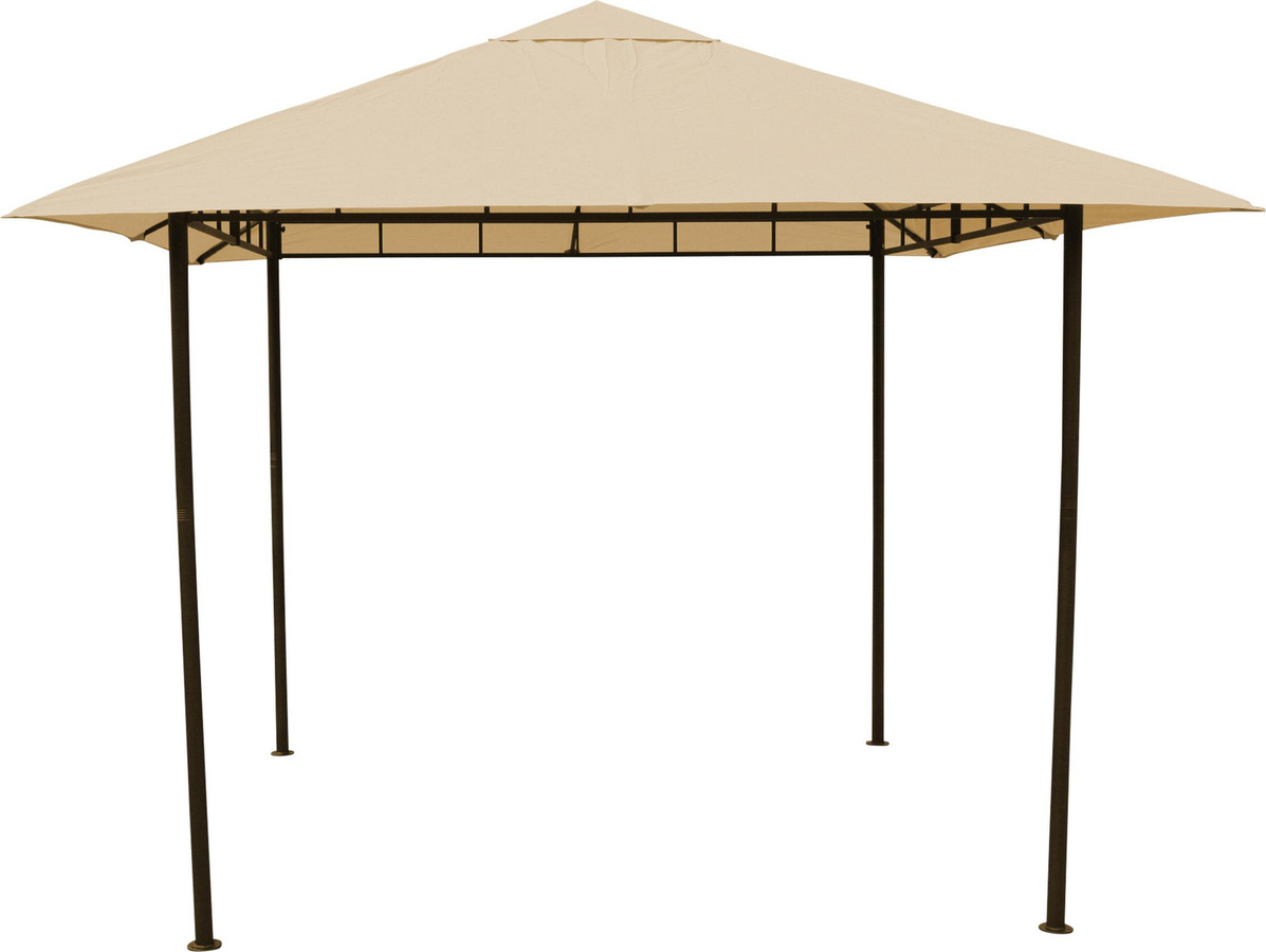 Grasekamp Antikpavillon Amalfi Flex Gartenpavillon Partyzelt Beige B/T: 3 x 3 m - Bild 1
