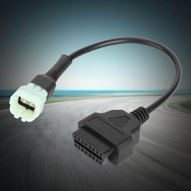 YOUTHINK OBD2-Adapterkabel für KTM 990 LC8, 1190 RC8 und 690 (ab 2011), 6-polig bis 16-polig, Schwarz - Bild 1