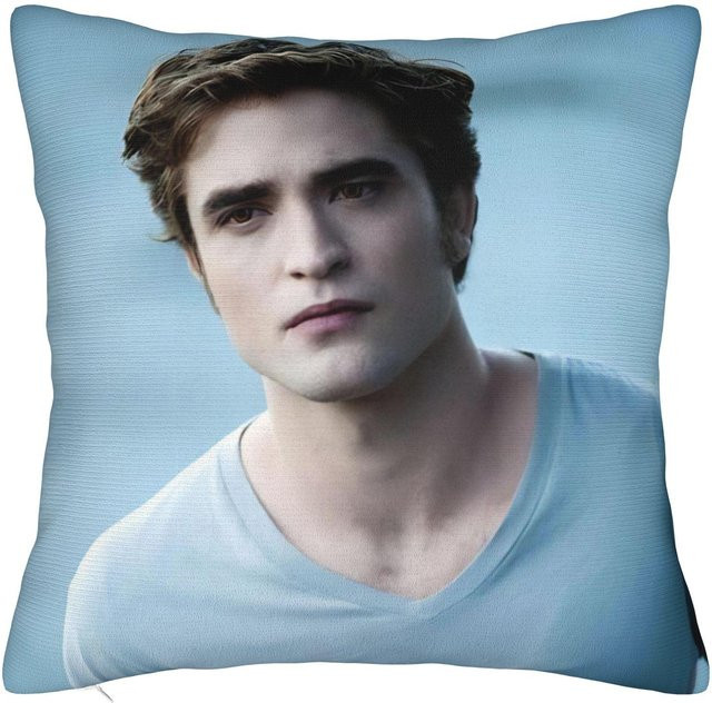JMG Clothing Edwards Cullen Kissenbezug Merchandise Dekorative Kissenhülle Blau B/B: 30 x 30 cm - Bild 1
