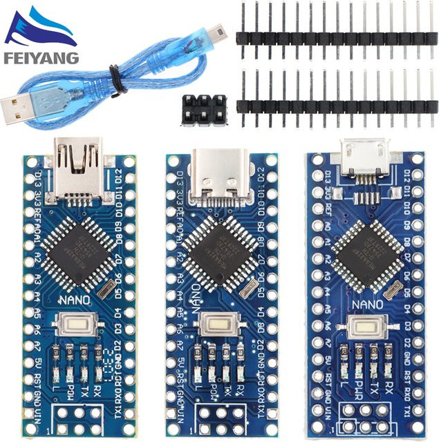 SAMIROB Nano 3.0 Controller ATMEGA328P mit Bootloader und CH340 USB-Treiber 16 MHz - Bild 1