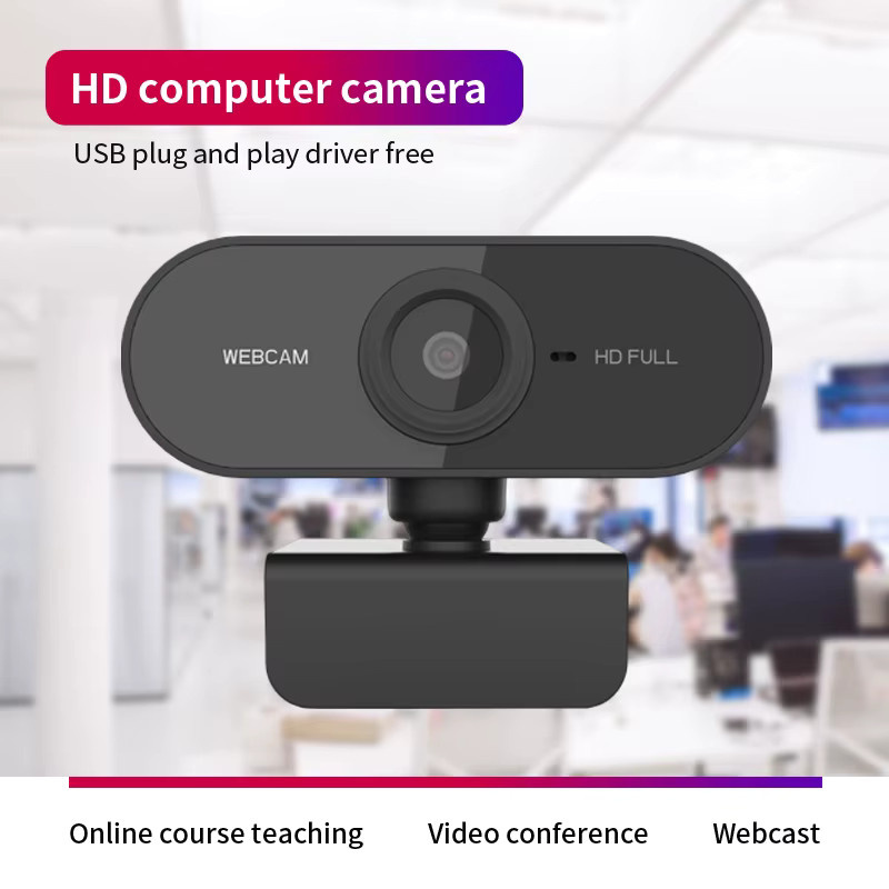 YOUMECAM Full HD 1080P Webcam in Schwarz mit 360-Grad-Drehfunktion für Videoanrufe, Online-Kurse, Live-Streaming und Gaming via USB Plug-and-Play - Bild 3