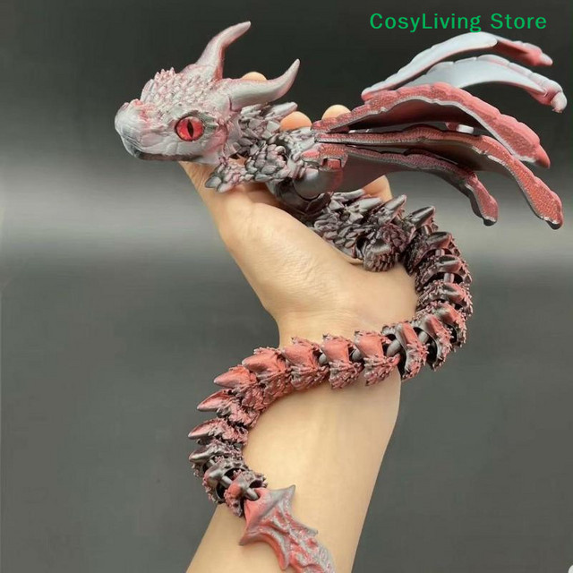 Wyvern-Drache mit Flügeln, Simulationsmodell, Bewegliche Drachen-Figur, 1-teiliges Set - Bild 1