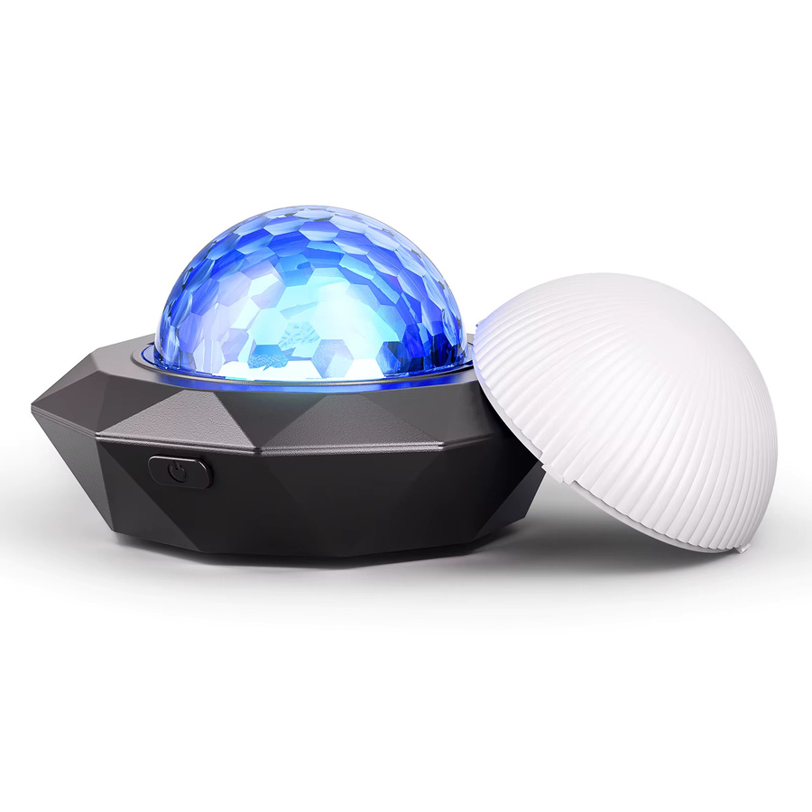 U'King 2er-Set USB Mini LED Disco Ball mit Sprachaktivierung und Stroboskop-Effekt in Schwarz und Multicolour - Bild 6