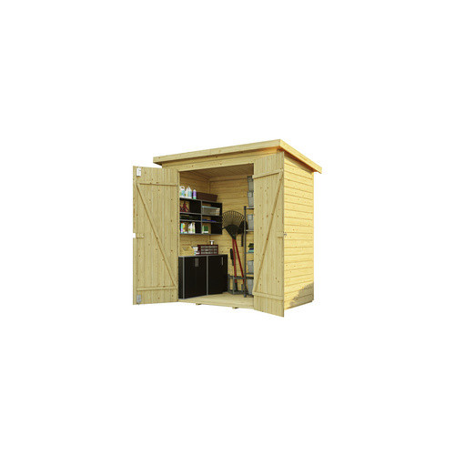 Mr. GARDENER Gartenhaus Nyland aus Holz in Beige, B/H/T: 170 x 201 x 120 cm - Bild 2