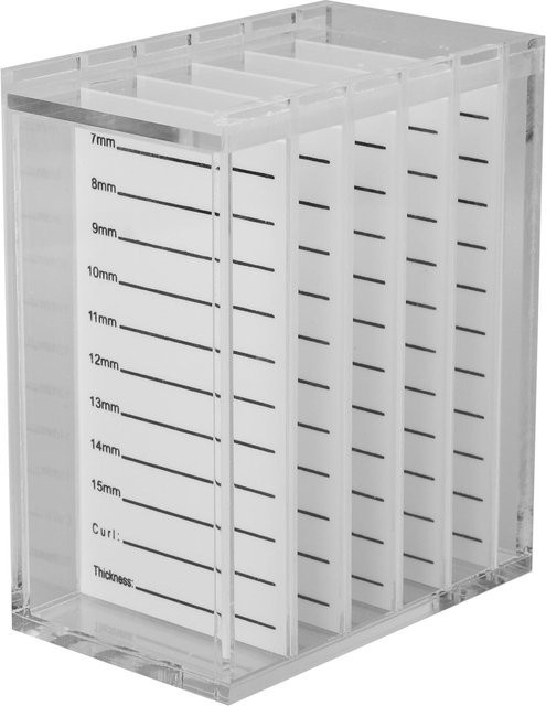 GoolRC Wimpern Aufbewahrungsbox, 5 Schichten, Transparent, Weiß - Bild 1