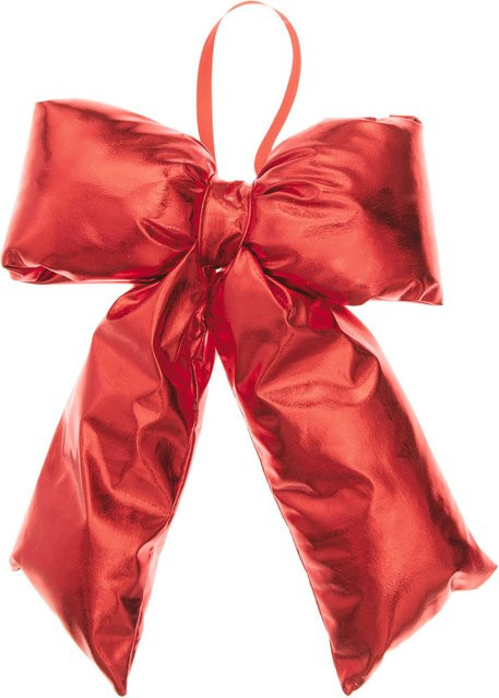 Rico Design Weihnachtsschleife Rot B: 29 cm, H: 23 cm, T: 6 cm - Bild 1