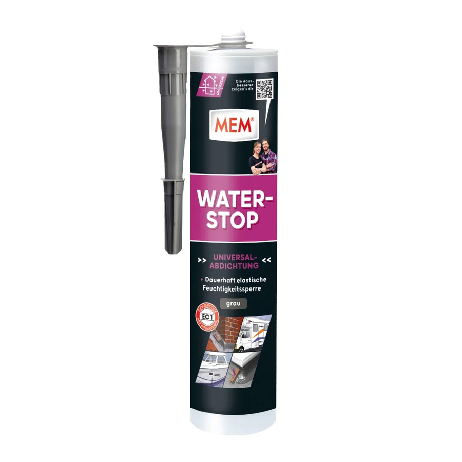 MEM Water Stop MS-Polymer Dichtstoff Grau 290 ml - Bild 2