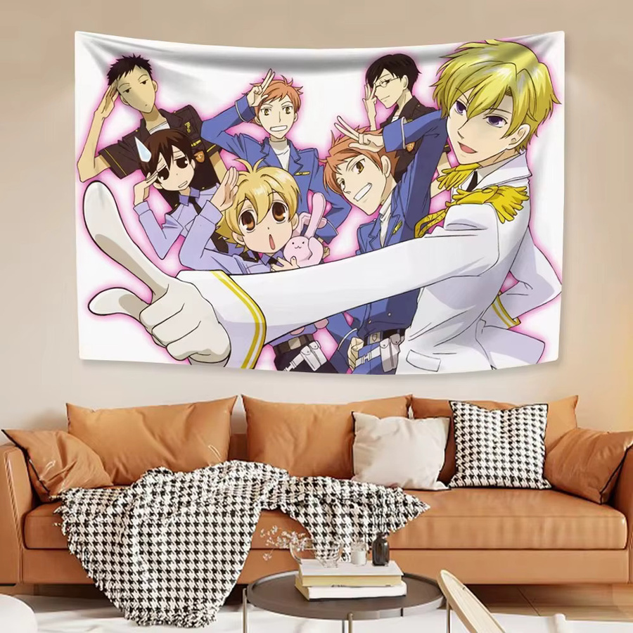 VIKAMA Anime Wandbehang Ouran High School Boarding Club Multicolour B: 75 cm, H: 58 cm - Bild 1