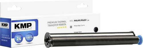 KMP Thermotransfer-Rolle für Faxgeräte, kompatibel mit Philips PFA 351, Schwarz, 140 Seiten - Bild 1