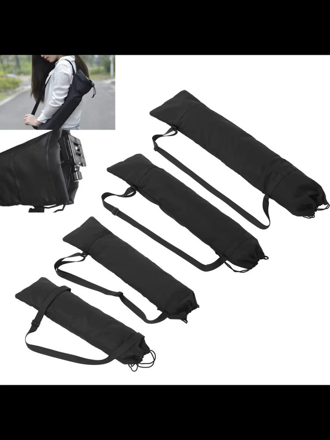 Universal Studio Light Stand Stativ und Einbeinstativ Set inklusive Kameratasche mit Schultergurt in Schwarz - Bild 7