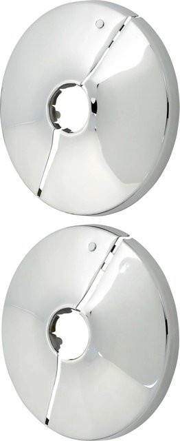 LUX-TOOLS Klapprosette verchromt Ø 12 mm, 2 Stück - Bild 1