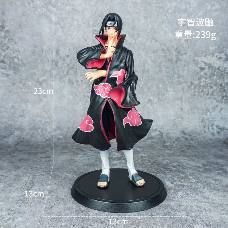 Bandai Naruto Anime Figur Uchiha Itachi Action Figure aus Kunststoff in Schwarz, Höhe: 15 cm - Bild 2