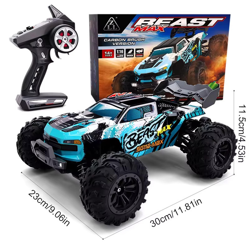 ZNLYRION SG116MAX PRO 4WD RC Auto, 1:16, ferngesteuert, mit LED-Licht, ab 14 Jahren - Bild 2