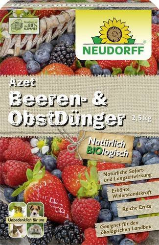 Neudorff Azet Beeren- und Obst-Dünger, Granulat, 2,5 kg - Bild 1