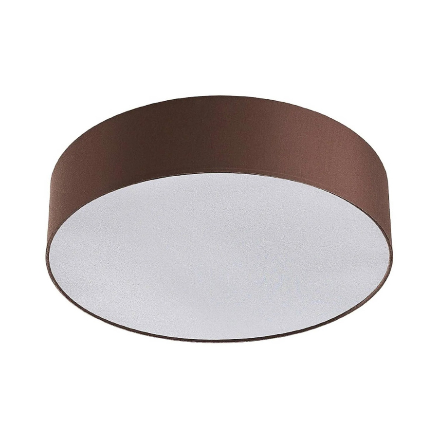 Lindby Deckenlampe Sebatin Modern, 3-flammig, Braun, Textil, E27 - Bild 2