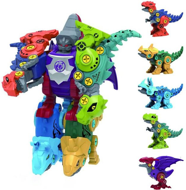 Dinosaurier Transformation Dino Roboter, Konstrukteur Spielzeug, ab 7 Jahren - Bild 1