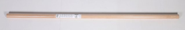 Dieda Handlauf aus massivem Buchenholz, rund, Farbe: Braun, Durchmesser: 40 mm, Länge: 1500 mm - Bild 1