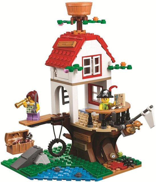Xiaoluban Baumhaus Schätze, Bausteine Kit, Piraten, ab 3 Jahren - Bild 1
