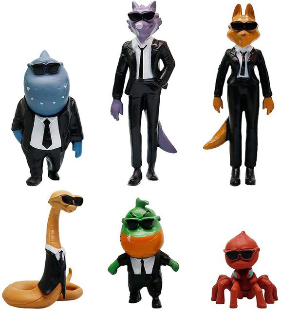 Die Gang Anime Film Figur, Sammlermodell, Schwarz, ab 14 Jahre - Bild 1