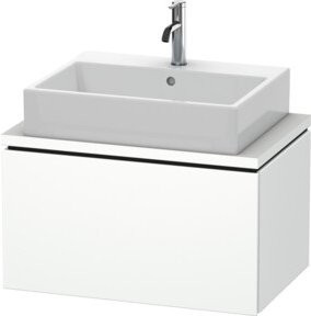 Duravit Waschtischunterschrank Compact L-Cube in Weiß Matt mit 1 Auszug, B: 72 cm, T: 47,7 cm - Bild 1