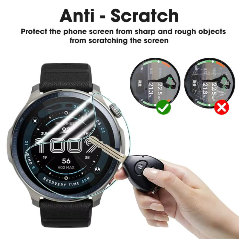 Huami Amazfit Balance 2 Smartwatch Screen Protector, Hydrogel Film, transparent, Unisex - Bild 2