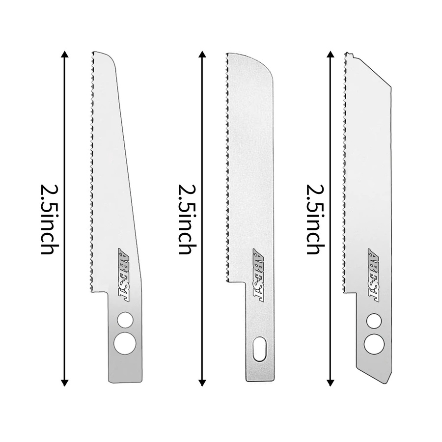 Joystar Ersatz-Sägeblätter für Mini Hobby Craft Modellierungsmesser Scalpel Nr. 11 in Silber - Bild 1