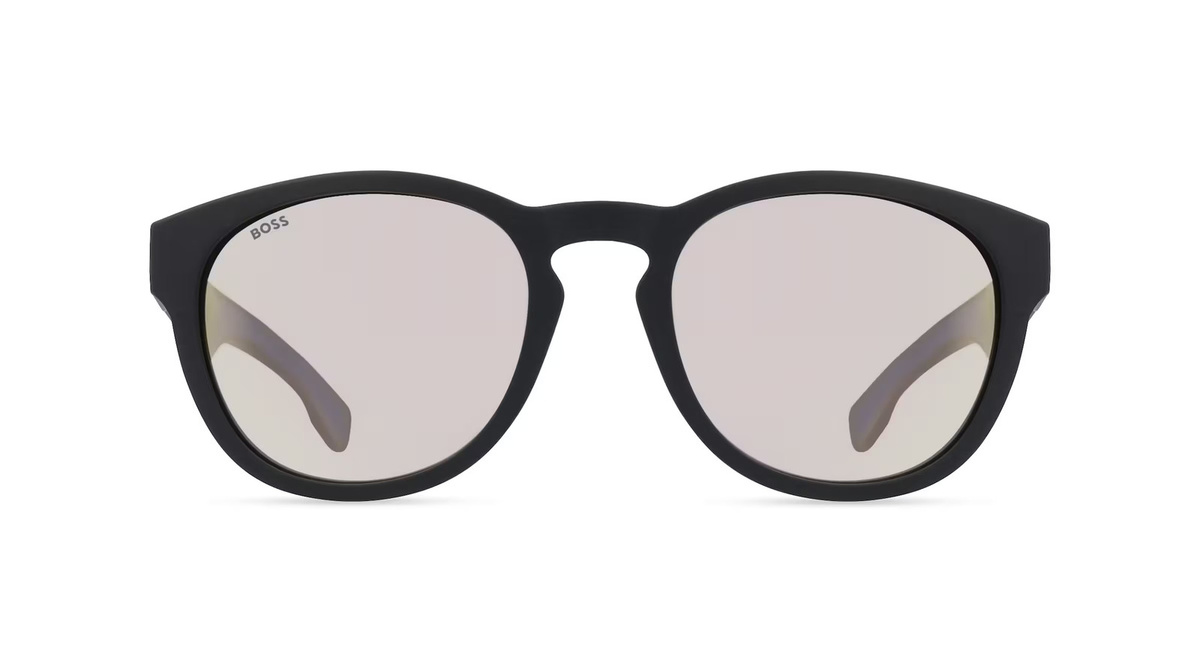 Hugo Boss 1452/S Sonnenbrille Panto, Vollrand, Kunststoff, schwarz, Herren - Bild 1