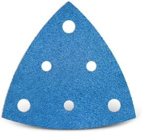 Menzer Klett-Schleifblätter 82 mm K36 6-Loch für Holz und Metall Blau VE 25 Stück - Bild 1