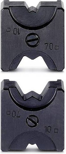 Phoenix Contact Crimpgesenk CRIMPFOX-C120 RCT 70-1/DIE 1212319 für CU Rohrkabelschuhe 10 bis 70mm² in Schwarz - Bild 1