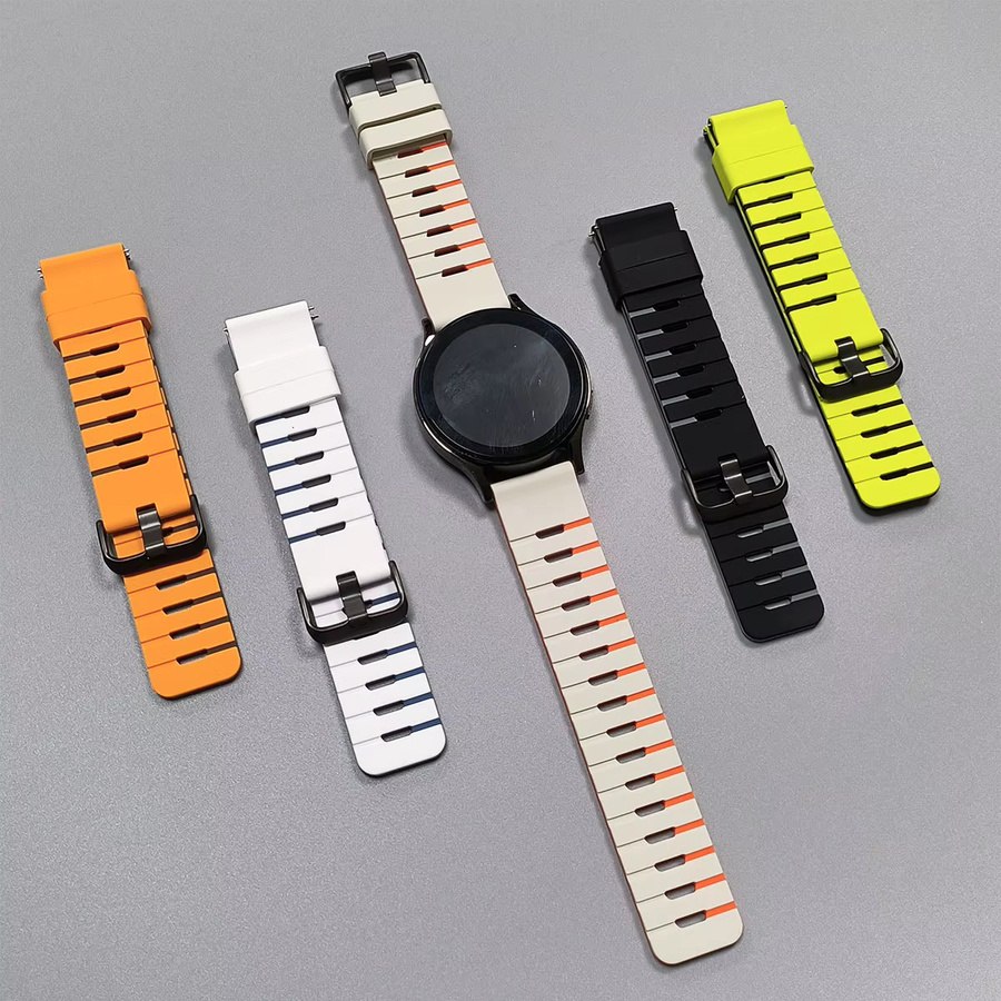 Huawei Uhrenarmband Silikon, Schwarz - Bild 2