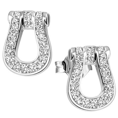 Colfem Ohrstecker 925 Silber, Zirkonia, Unisex - Bild 1