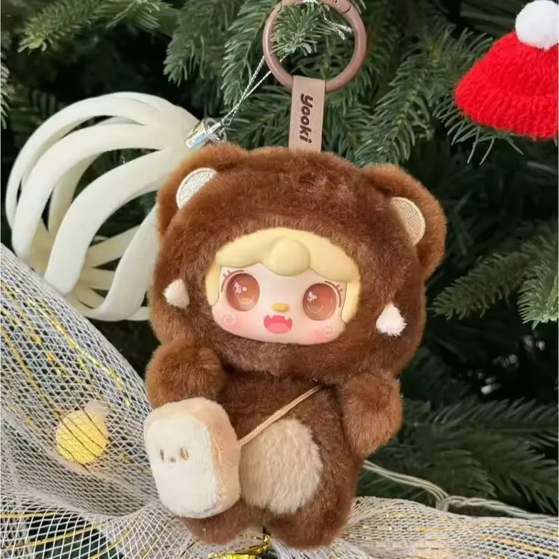 Yooki V4 Take A Bite Of Bear Serie Plüsch Anhänger Blind Box als niedliches Desktop Ornament und Anime Spielzeug - Bild 4
