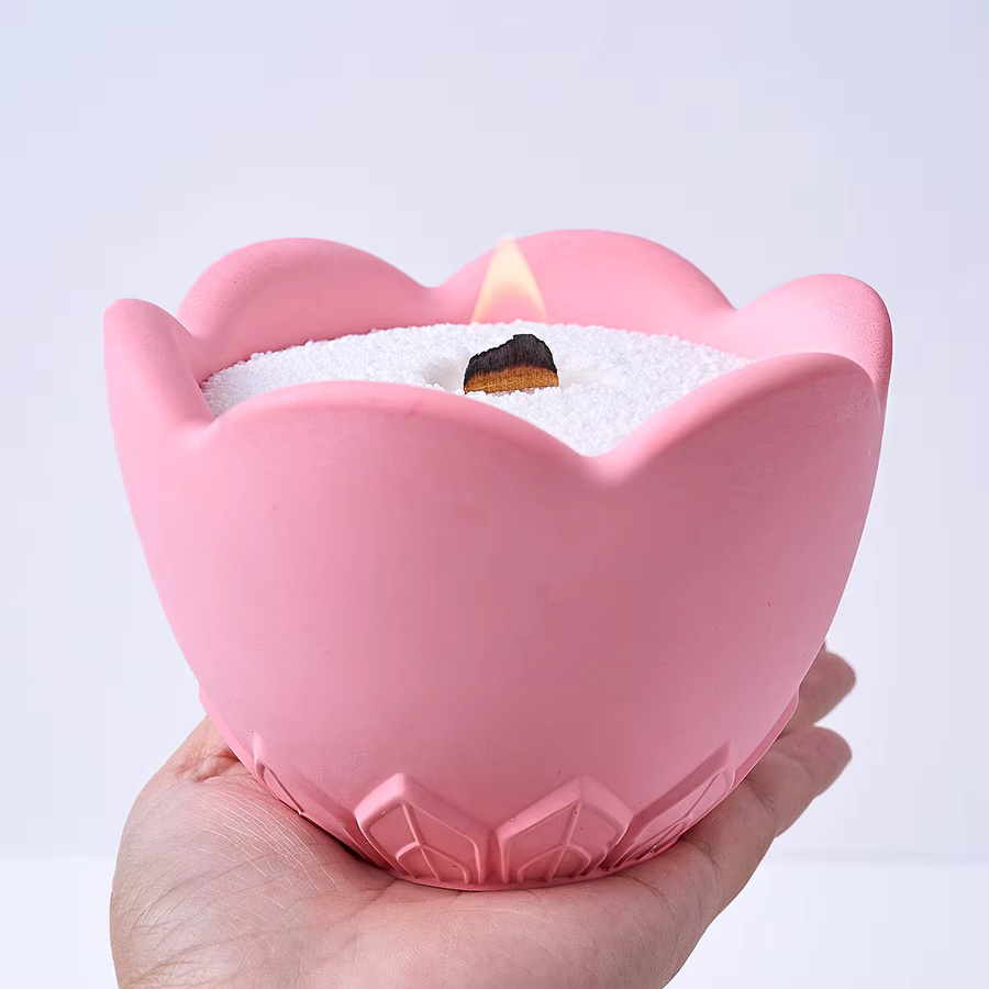 UDOCOOL Silikonform für Kerzen und Gips mit floralem Blatt-Design und Relief-Struktur - Bild 2