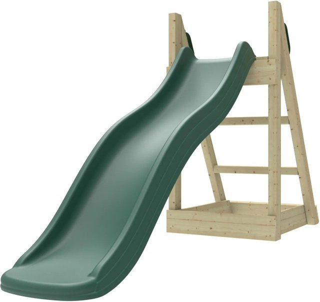 OutdoorToys Rutsche Grizzly, 175cm, Dunkelgrün, Holz, ab 3 Jahre - Bild 1