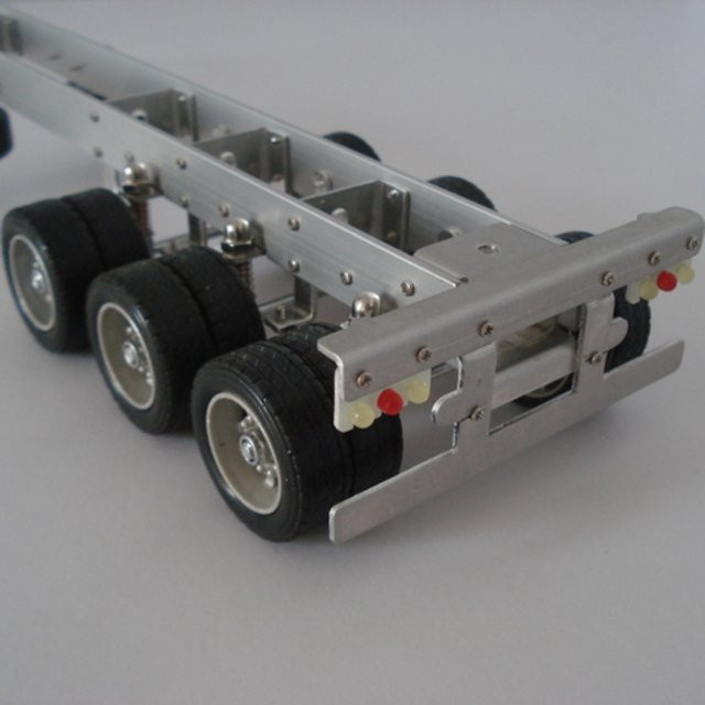 YUENHOANG 3-Achsen Federung Metall Rahmen, 1-teiliges Set, Grau - Bild 1