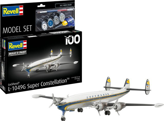 Revell Model Set Lockheed L.1049G Super Constellation Lufthansa, 1:144 - Bild 1