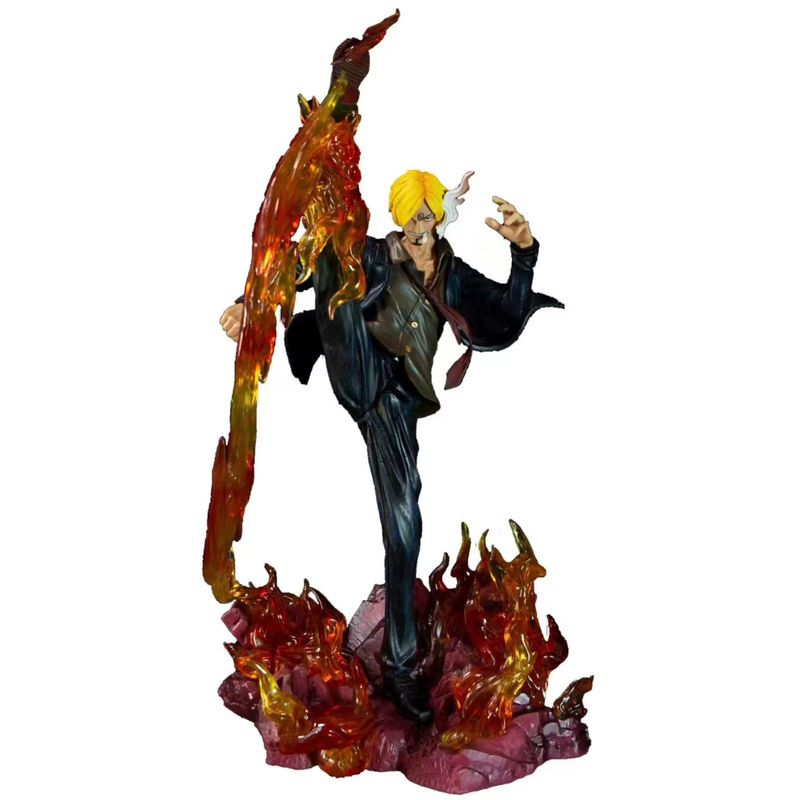 Bandai One Piece Sanji Diable Jambe Anime-Figur aus Kunstharz, mehrfarbig, Höhe: 35 cm - Bild 5