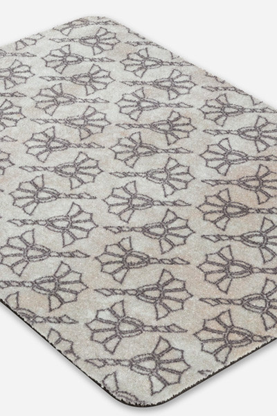 Eingangsmatte JOOP! STUDIO CORNFLOWER ALLOVER in Natur mit floralem Design, rutschfest, B/T: 50 x 70 cm - Bild 2