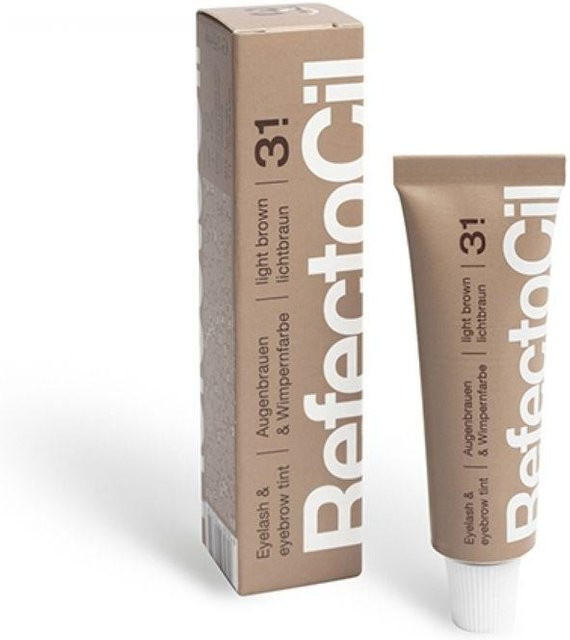 RefectoCil Augenbrauenfarbe 3.1 Hellbraun, Creme, 15 ml - Bild 1
