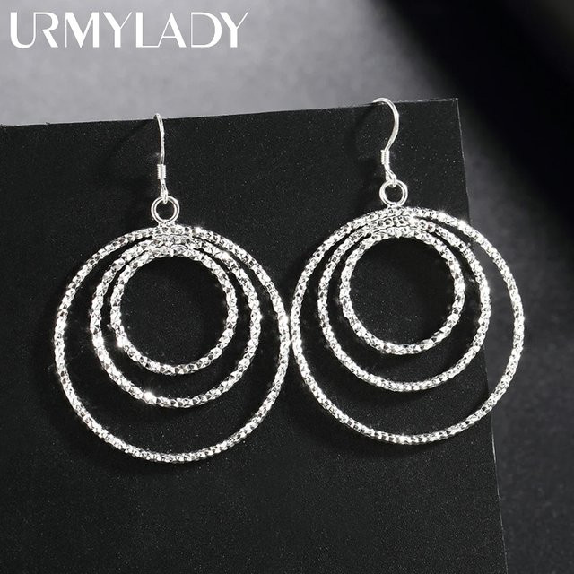 URMYLADY Tropfenohrringe, 925 Silber, Damen - Bild 1