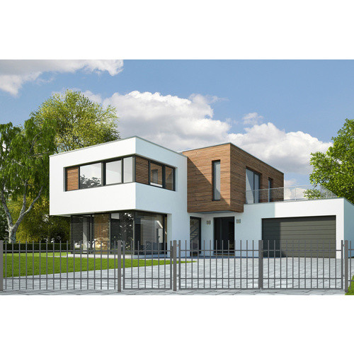 Zaunfeld Matt 80 von POLBRAM STEEL GROUP, Farbe: Anthrazit/Grau, verzinkt, B: 200 cm, H: 80 cm - Bild 3
