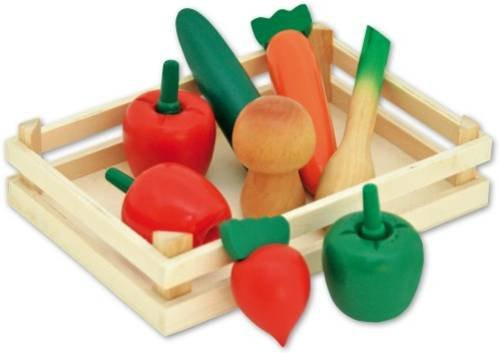 Vedes Gemüsesteige, 9-teiliges Set, Holz, ab 3 Jahre - Bild 1