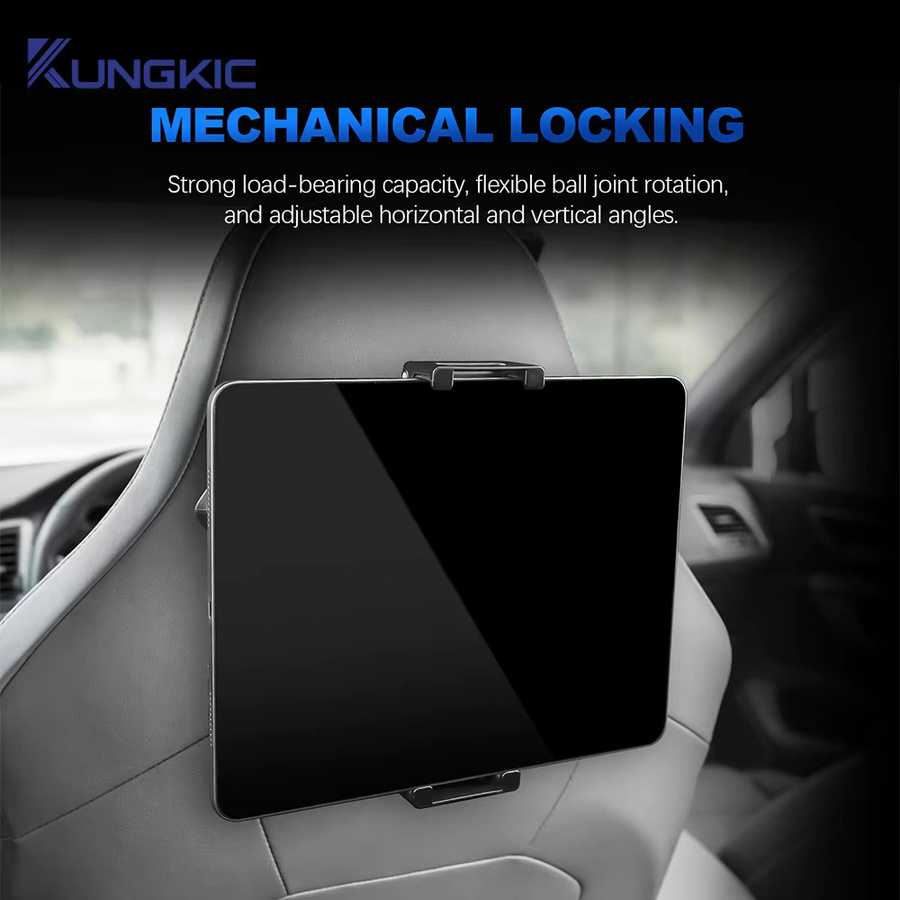 KUNGKIC Auto-Rücksitz-Halterung für Handy und Tablet in Schwarz für Cupra Formentor, Born, Ateca und Leon - Bild 6