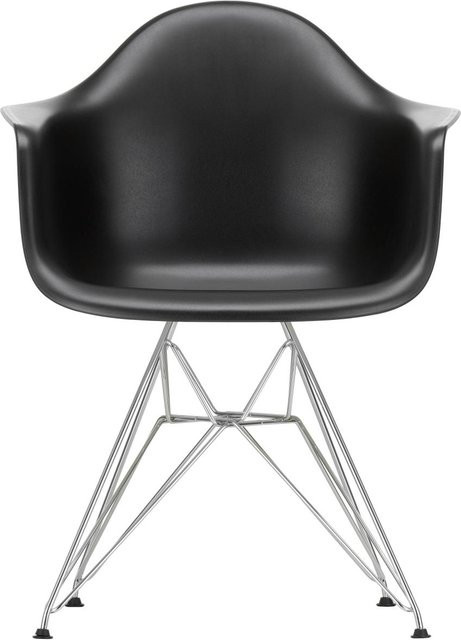 Vitra DAR Eames Plastic Armchair Armlehnen Schwarz Matt - Bild 1