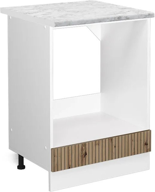 Vicco Herdbauschrank R-Line Artisan-Eiche/Weiß, Breite: 60 cm, Höhe: 81,6 cm, Tiefe: 60 cm - Bild 1