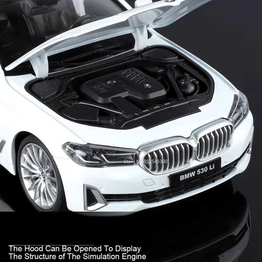 MAKEDA 530Li XDrive 500K Sportwagen Modell, 1:18, Metall, Schwarz - Bild 4