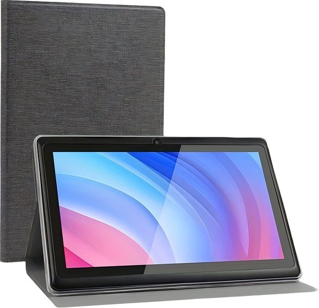 Kinder Tablet BDF mit 7 Zoll Display, Android 13, 4 GB RAM, 64 GB ROM, WiFi, Bluetooth und USB-C in Schwarz - Bild 1