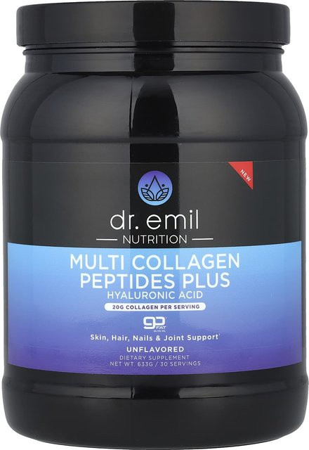 DR. Emil Nutrition Multi-Kollagen-Peptide mit Hyaluronsäure, 633 g - Bild 1