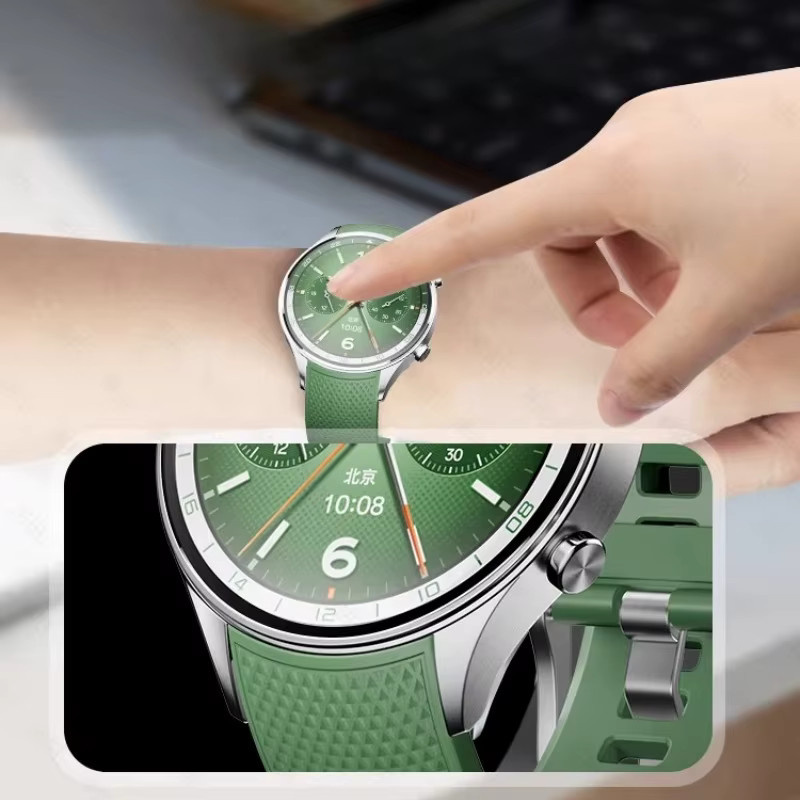 OnePlus Watch 3 Lite 43 mm Schutzfolie aus gehärtetem Glas, transparent - Bild 2