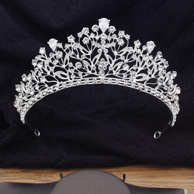 POMOiii Diadem, Zirkonia, Weiß, Damen - Bild 1